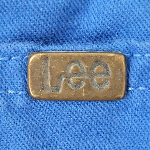 Vintage 70s LEE Straight Jeans Womens 00 22x33 Blue Talon Zip - Picture 5 of 16